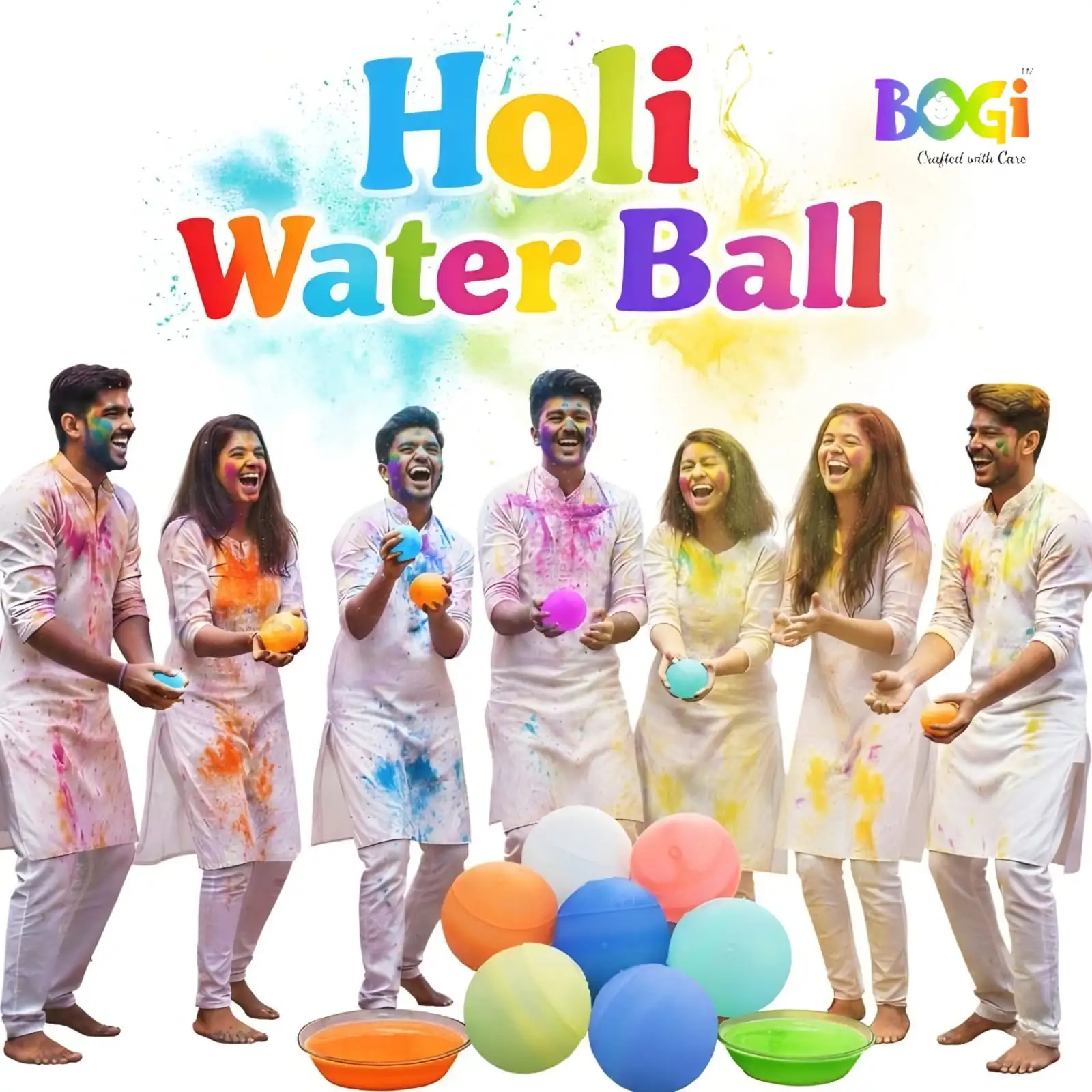 REUSABLE POOL BALL - Holi Ball (set of 4 pcs)